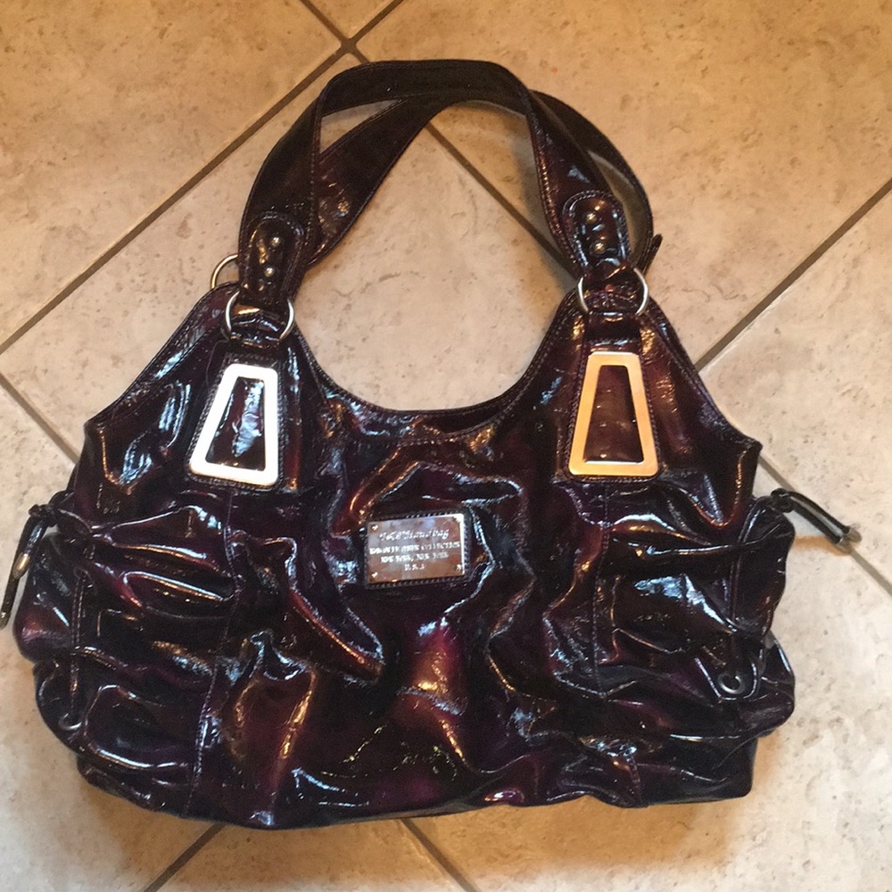 Dark purple purse